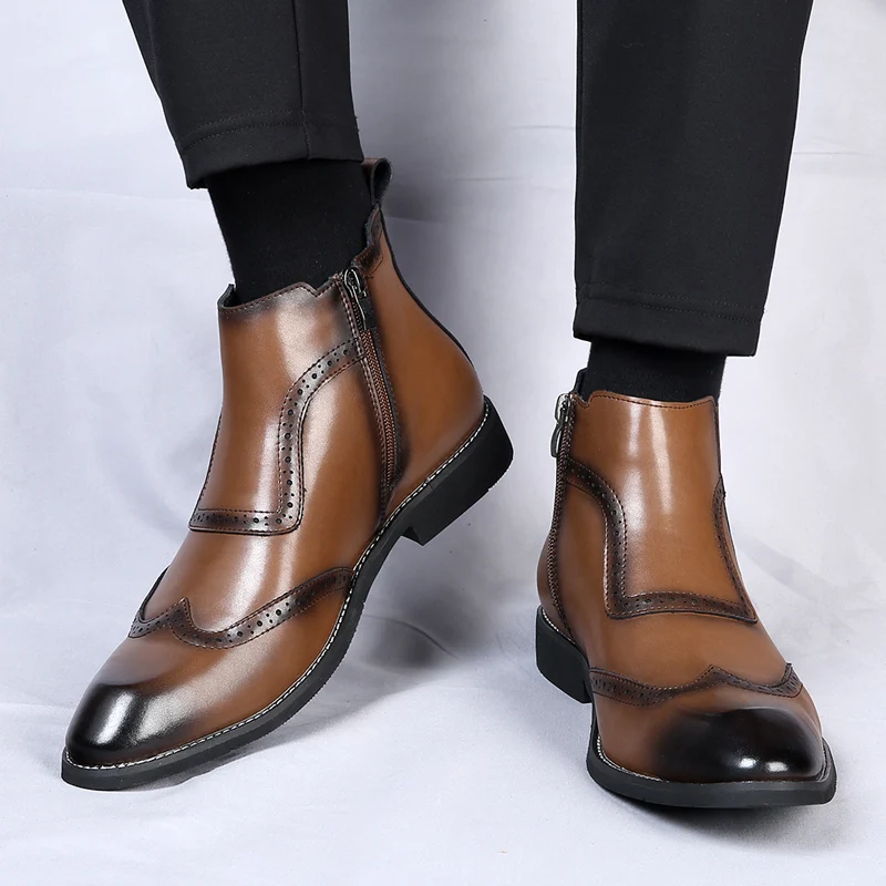 Mocassins de couro genuíno masculino, sapato vestido de negócios, preto, casual, social, calçado masculino, luxo, alta qualidade