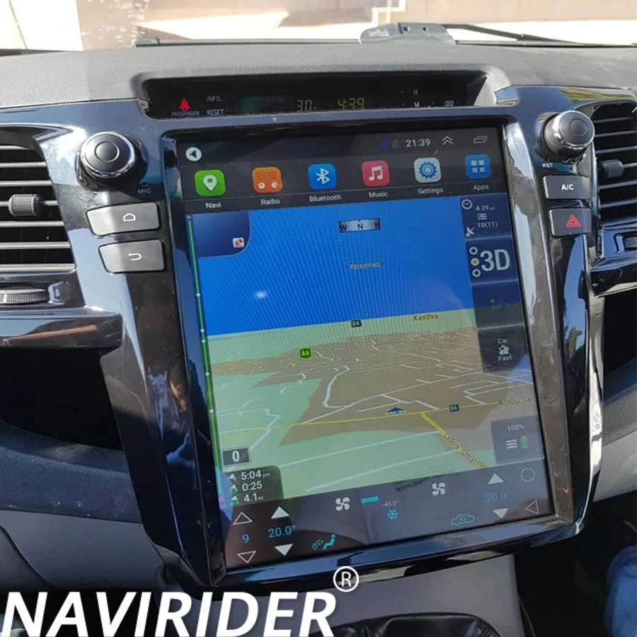 

Для Toyota Fortuner Hilux Revo 2005-2014 автомобильный радиоприемник Android с вертикальным экраном аудио мультимедийный видеоплеер навигация GPS CarPlay