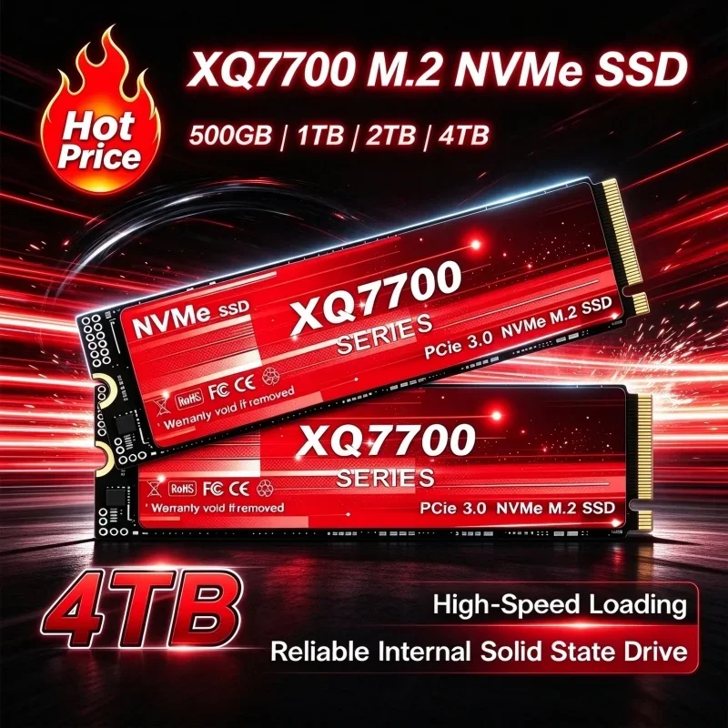Original XQ7700 M.2 2280 NVMe PCIe 3.0 SSD 500GB 1TB 2TB 4TB High Speed Gaming Internal Solid State Drive for Desktop Laptop