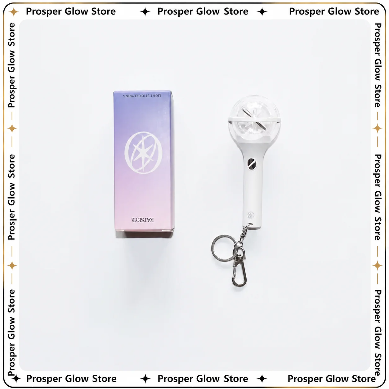 2026 Katseye Mini Light Stick Brelok LED Świecąca Zawieszka do Kluczy Akcesorium do Kibicowania na Koncertach dla Fanów Dekoracja Torby Prezent