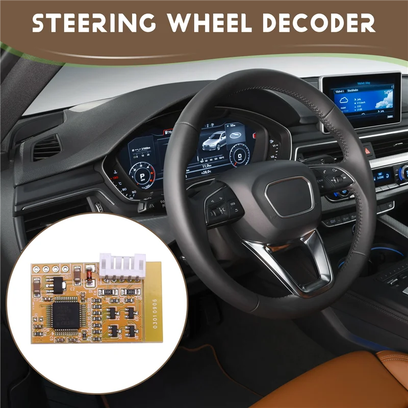 

AA-For A4 A5 A6 S6 RS6 A6 C7 A7 Q3 Q5 Q7 Upgraded New Multifunctional Steering Wheel Decoder