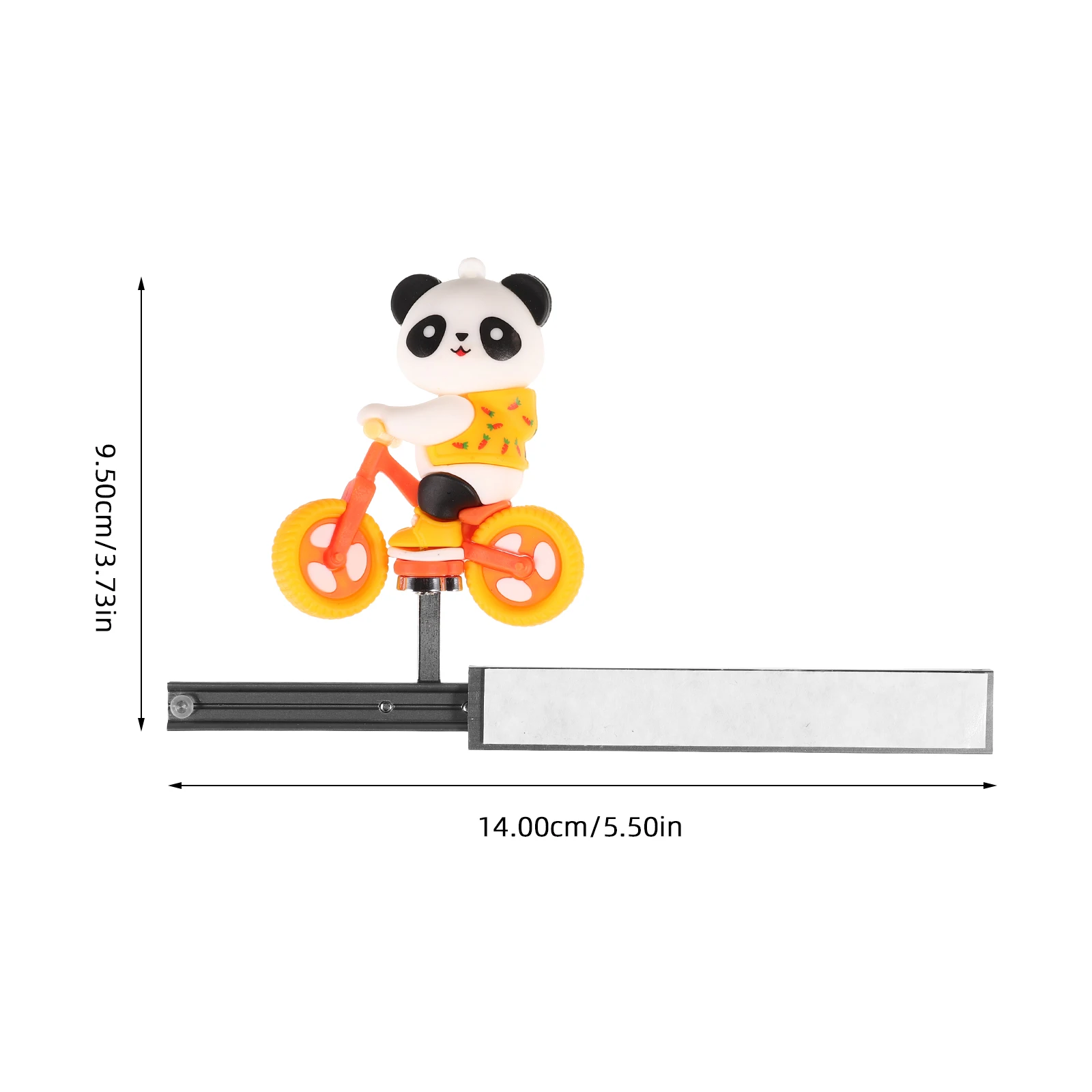 Skateboard Bear Car Ornament Panda Design Materiale Installazione Ornamenti da tavolo Decorazioni Console centrale per automobile