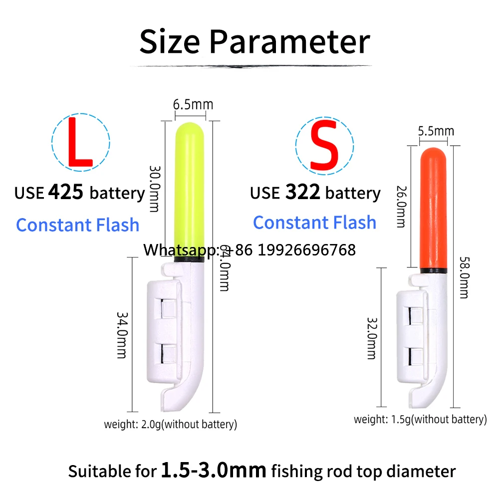 

Fishing Electronic Rod Luminous Stick Light Holder Removable Waterproof Floatable Night Fishing Tackle Without Battery manufactu