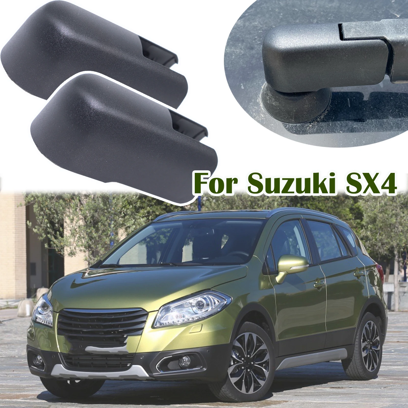 

For Suzuki SX4 EY/RW/JY 2006 - 2020 Fiat Sedici Crossover Rear Windscreen Wiper Blade Arm Nut Cap Bolt Rocker Cover Accessories