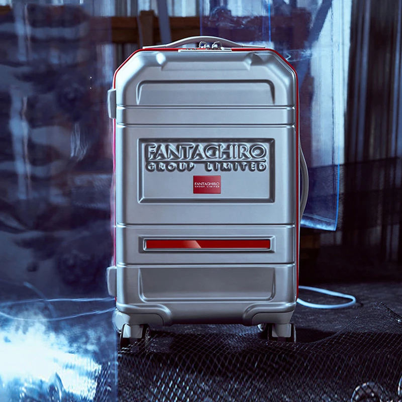 

24 Inch Trendy Luggage Ins Lightweight Travel Suitcase 20 inch Carry-on 29 inch Trolley Case with TSA Lock TPE Universal Wheels