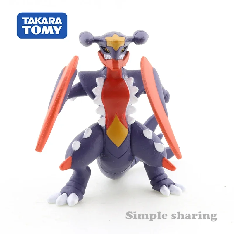 Takara Tomy Tomica Pokemon Pocket Monsters Moncolle Collection MS-07 Mega Garchomp Kids Xmas Gift Toys for Boys