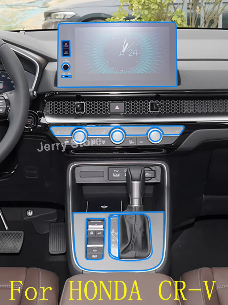 

Protective Film For HONDA CR-V (2022-2023) Car Interior Center Console Transparent TPU Anti-scratch Repair Car Stickers
