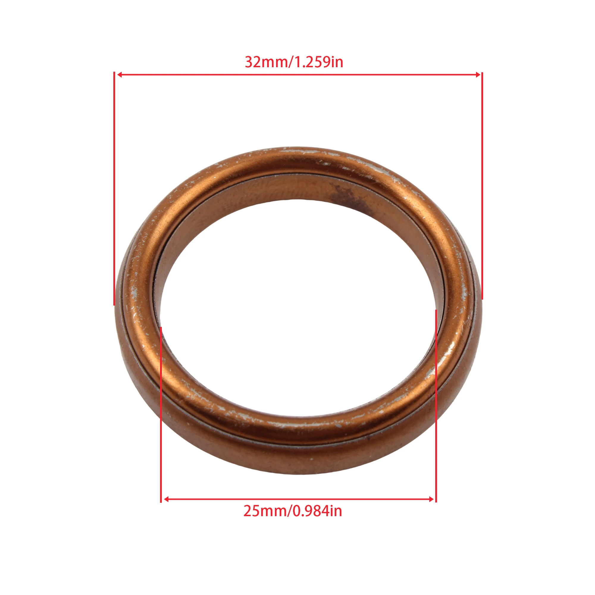 Motorcycle Universal Exhaust Gasket Muffler For GY6 49cc 50cc 60cc 70cc 80cc 110cc 150cc 125cc Scooter Motocross Accessories