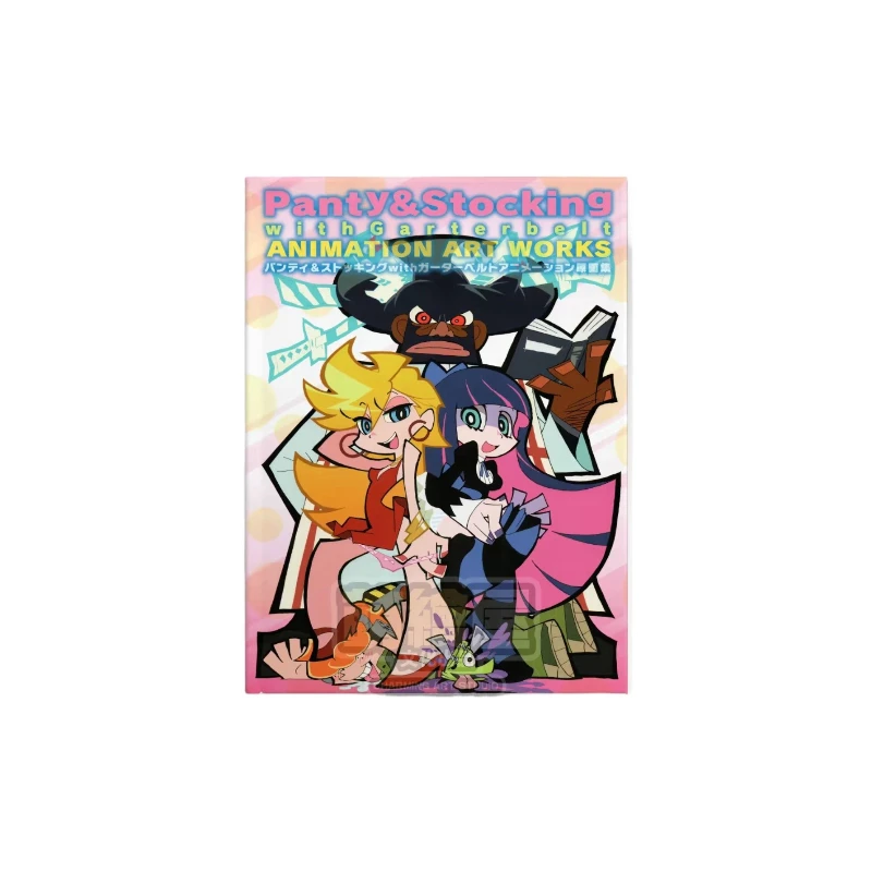 TV Anime Panty & Stocking with Garterbelt Artwork Trigger Studio Line Art Design Collection Storyboards Animation Artbook Manga