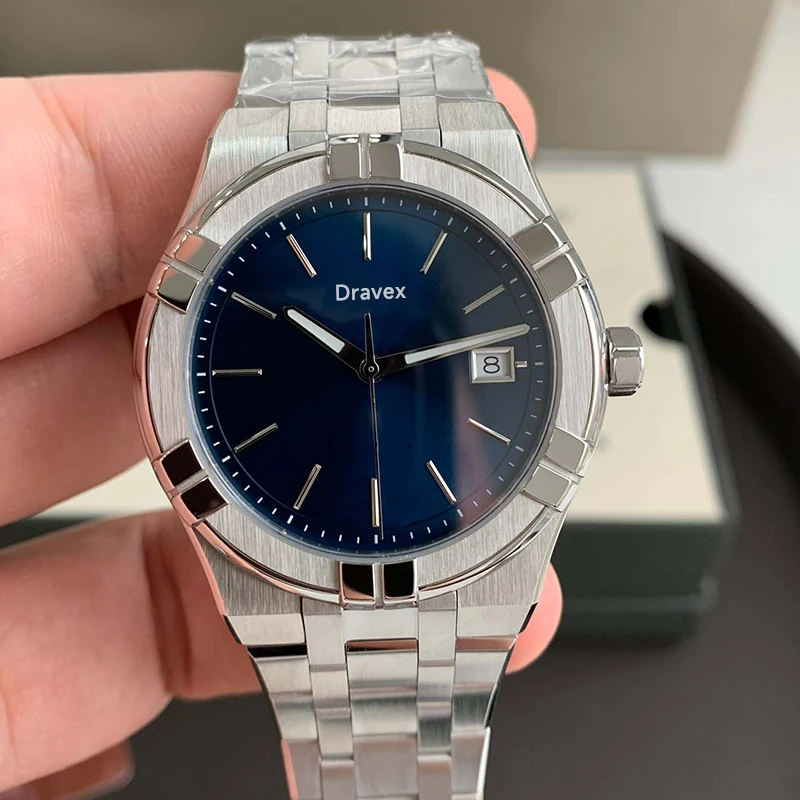 오리지널 싱글 ML AIKON 패션 남성용 시계, 스테인리스 스틸 시계줄 방수 발광 비즈니스 쿼츠 시계 AI1108