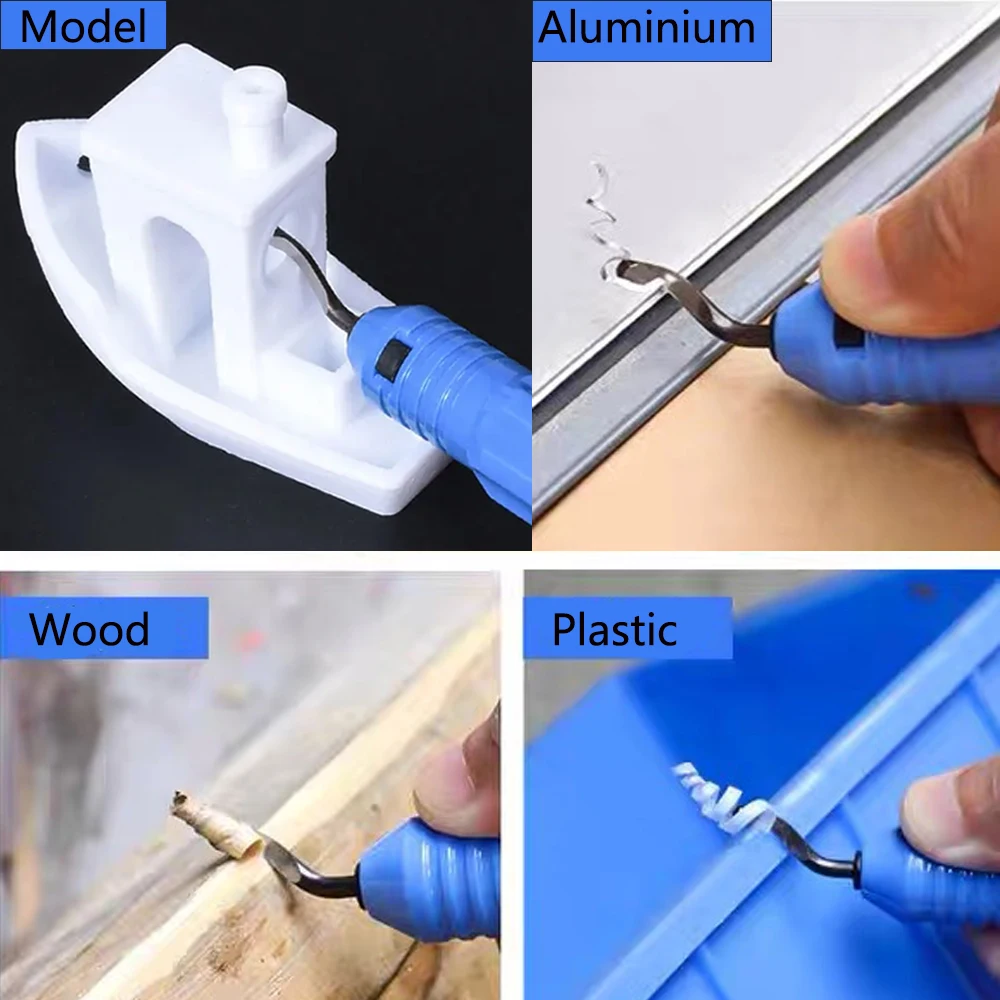 3D Printing Model Deburring Tool Trimming Knife Scraper Fixed Handle Plastic Burr Knife Trimming Neaten Deburring Pruning Kit