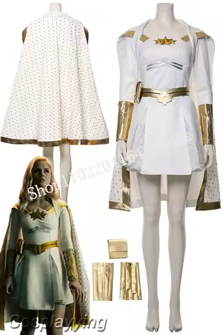 .Annie January Cosplay Fantasia TV The Boys Starlight Costume Disguise Adult Women Fantasy Outfits Halloween Carnival Party Clot