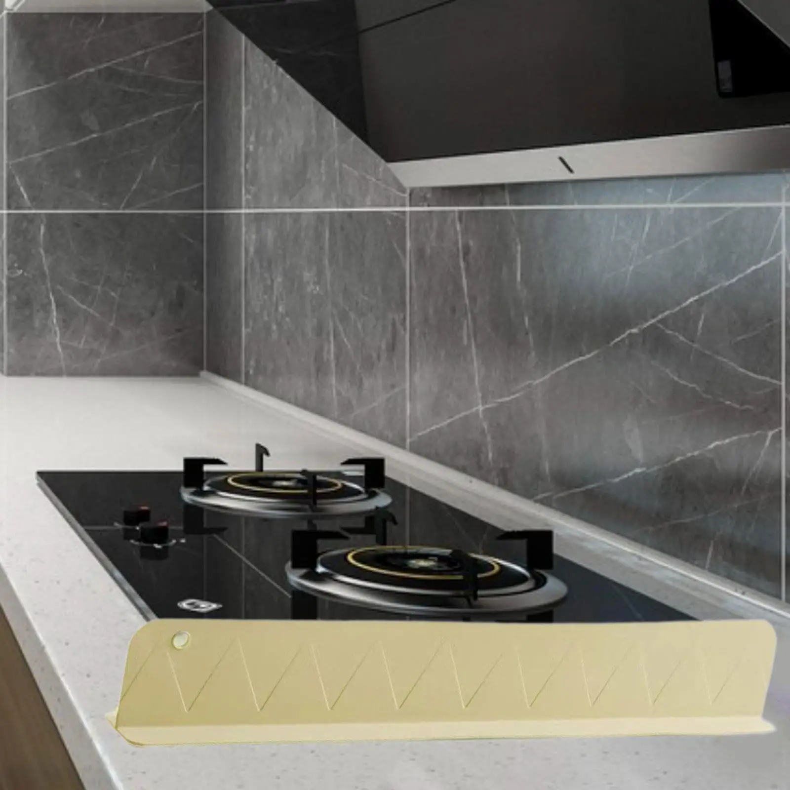 Deflector de agua de silicona premium con protector contra salpicaduras de fregadero de silicona para isla de baño