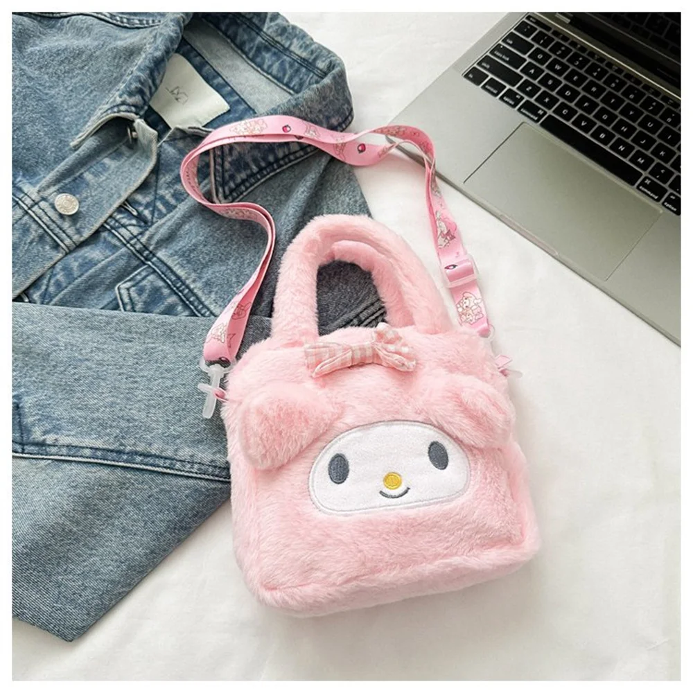 Bolsa macia bonito da boneca dos desenhos animados da menina, saco crossbody fresco pequeno do nível alto da aparência