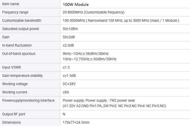 Picture 5: 10W 30W 50W 100Watt Noise module 30-50-70-100WATTS customize VCO DDS DDR SDR generator module RF module