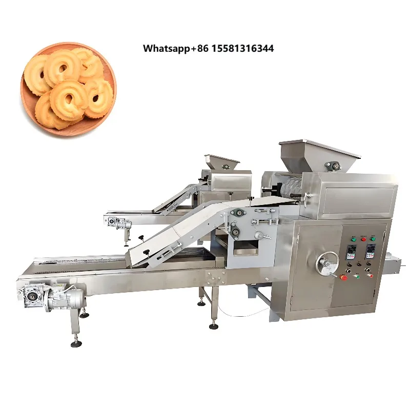 VBJX Electrical Automatic Bone Shape Biscuit Biscuits and  Making Machine Machines Production Line