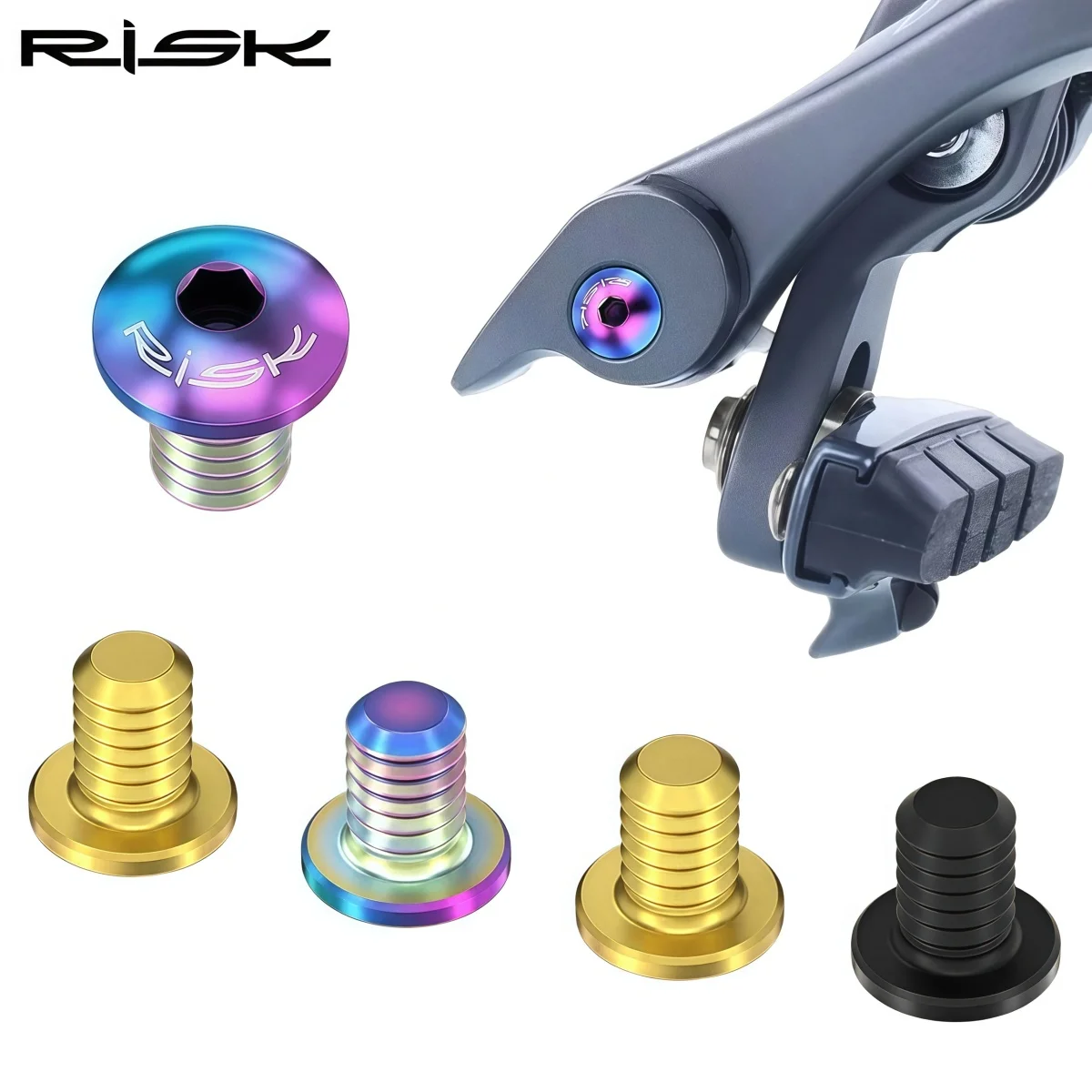 RISK Titanium Brake Caliper Release Switch Bolts For SHIMANO Ultegra Dura-Ace SRAM Force– Road Bike