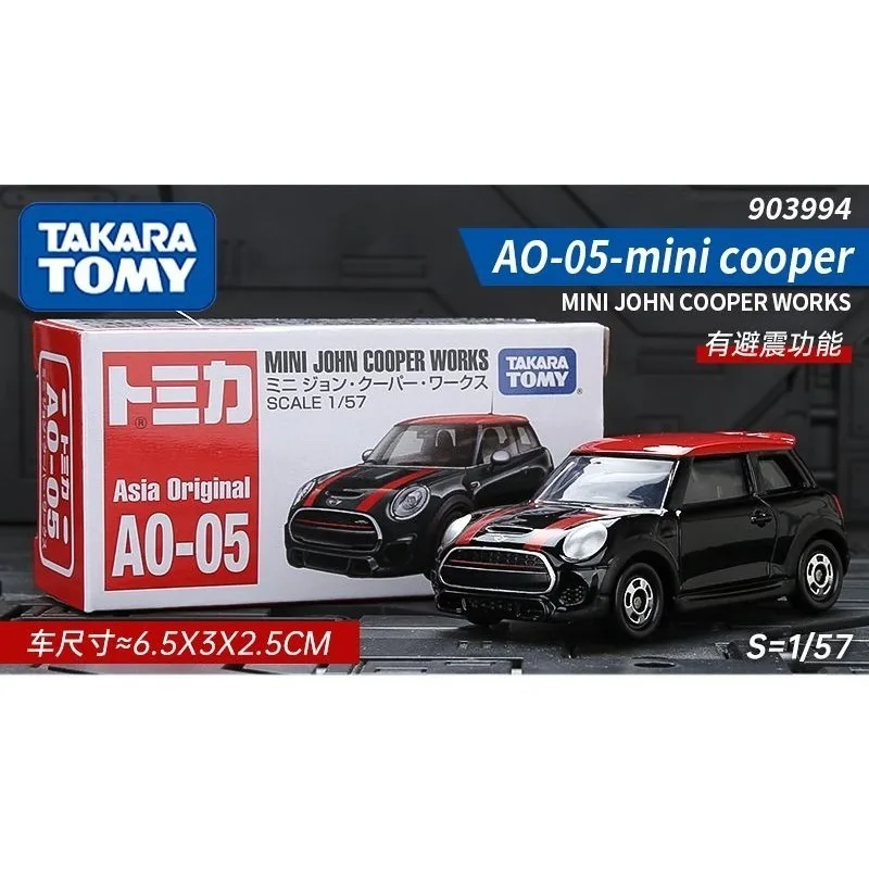 

TAKARA TOMY Mini Cooper AO-05 Limited Edition Alloy Car Model Diecast Toy Collecting ornaments and giving gifts to children