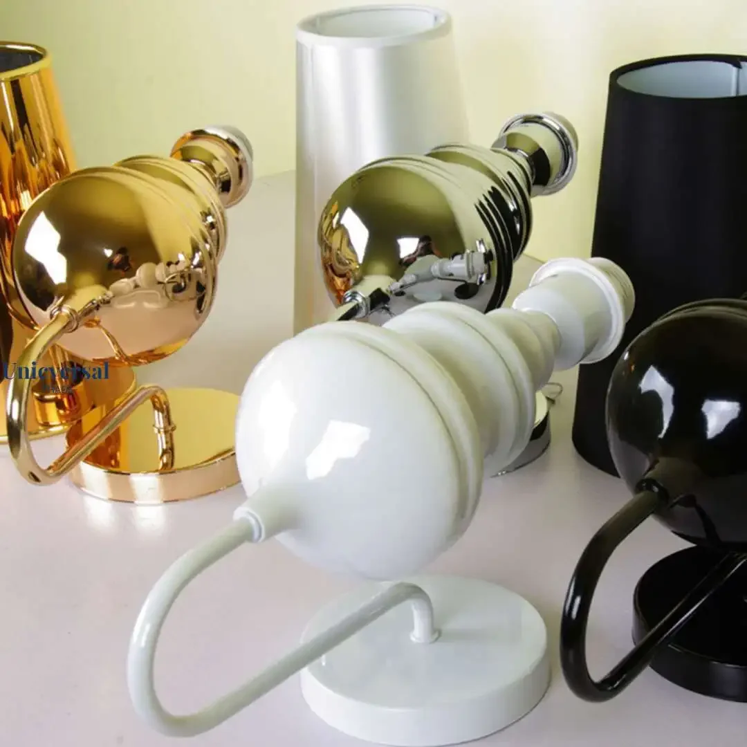 JYU الحديثة الأوروبية الحرس مصابيح الحائط نمط غرفة نوم القراءة الإضاءة الممر مصباح E27 حامل الفضة/الذهب/أسود/أبيض الجدار الخفيفة