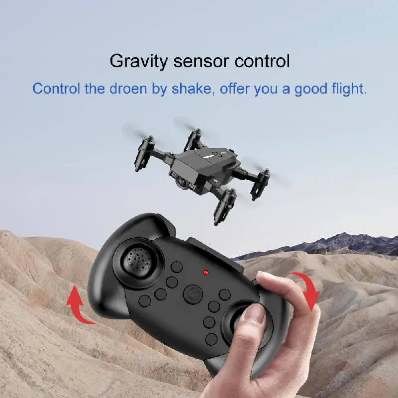 F86 Mini Drone 4K Camera Wifi Fpv Foldable Quadcopter Gravity Sensor 360 Degree Roll Fixed Pressure Rc Drone