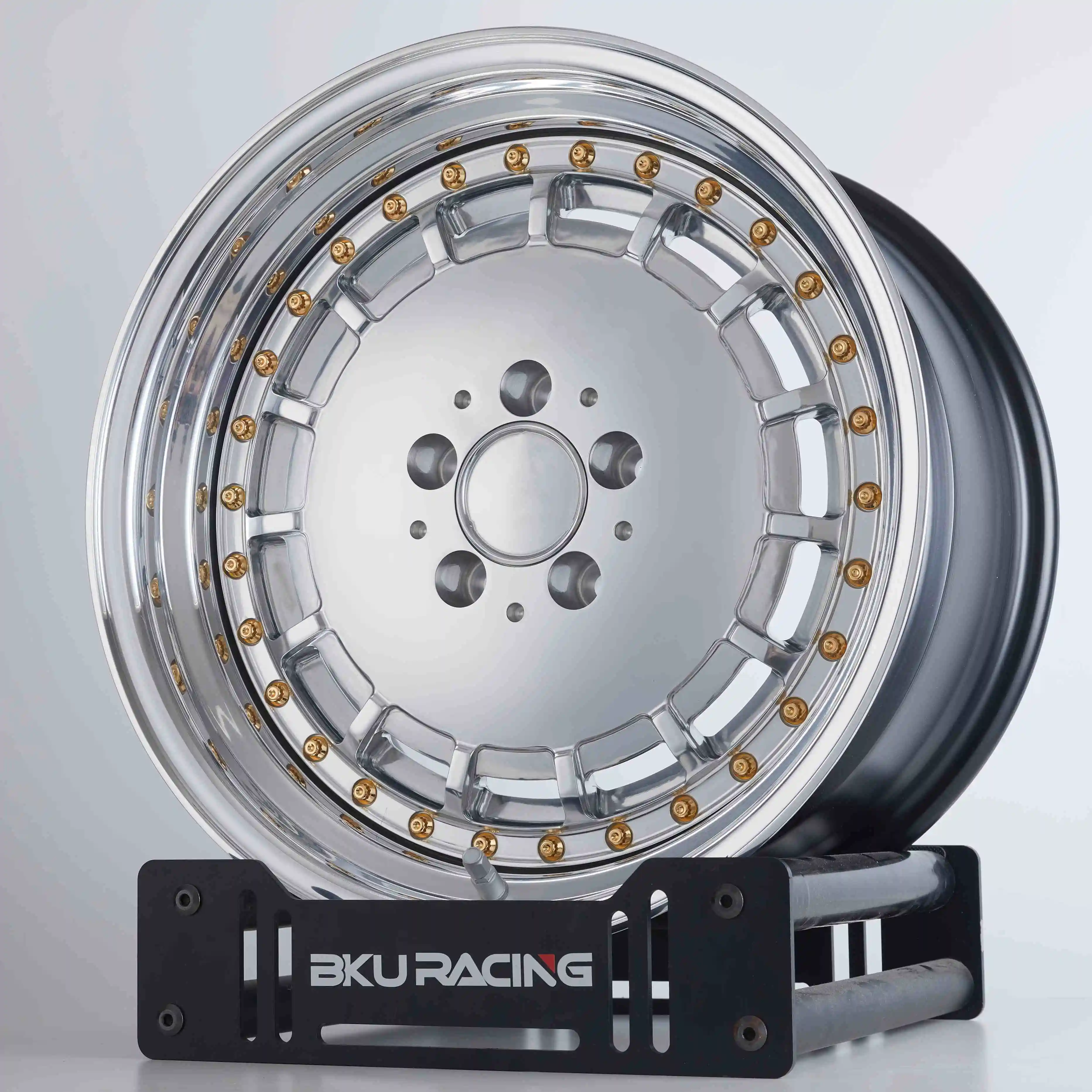 

Bku Forged 3 Piece 5X112 for Mercedes Gullideckel 190E W124 W201 R129 W126 Wheel 16 17 18 Inch Custom Classic Alloy Car Rim