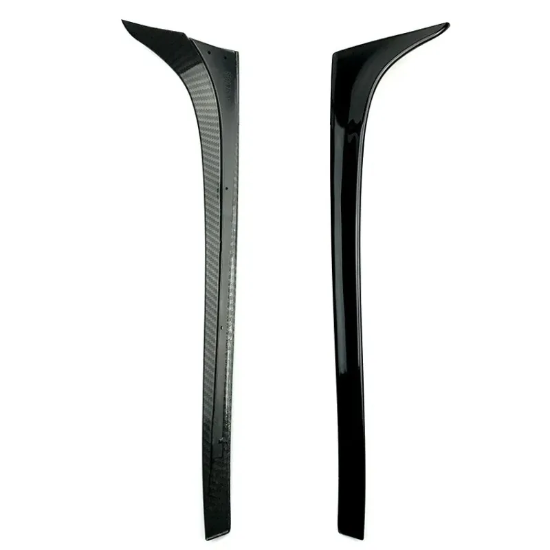 2Pcs Rear Window Side Spoiler Wing Trim For VW Golf 7 MK7 2013-2019 GT Rline GTI Gloss Black Carbon Look Car Tuning Accessories - view 5