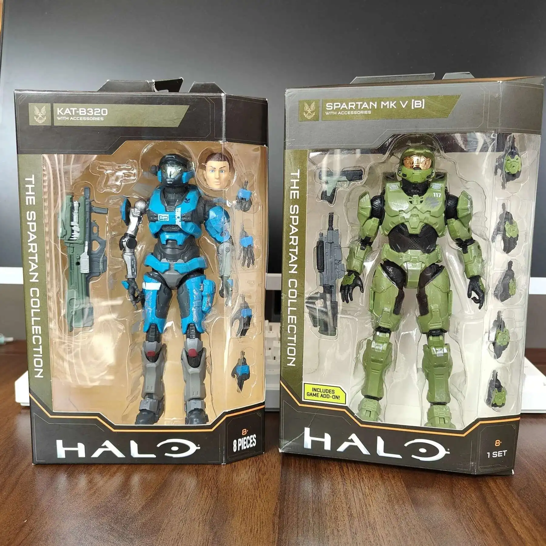 Chefe Infinites Master Pilot Soldiers SPARTAN MKV KAT-B320 muñeca móvil adornos coleccionables regalos para niños