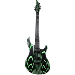 Hand-made Mayones Regius 7 Glow-in-the-dark Seven-string Electric Guitar