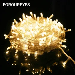 10/20/30/50/100m 110V 220V christmas lights 8modes EU Pulg holiday string lights garland christmas decorations for home