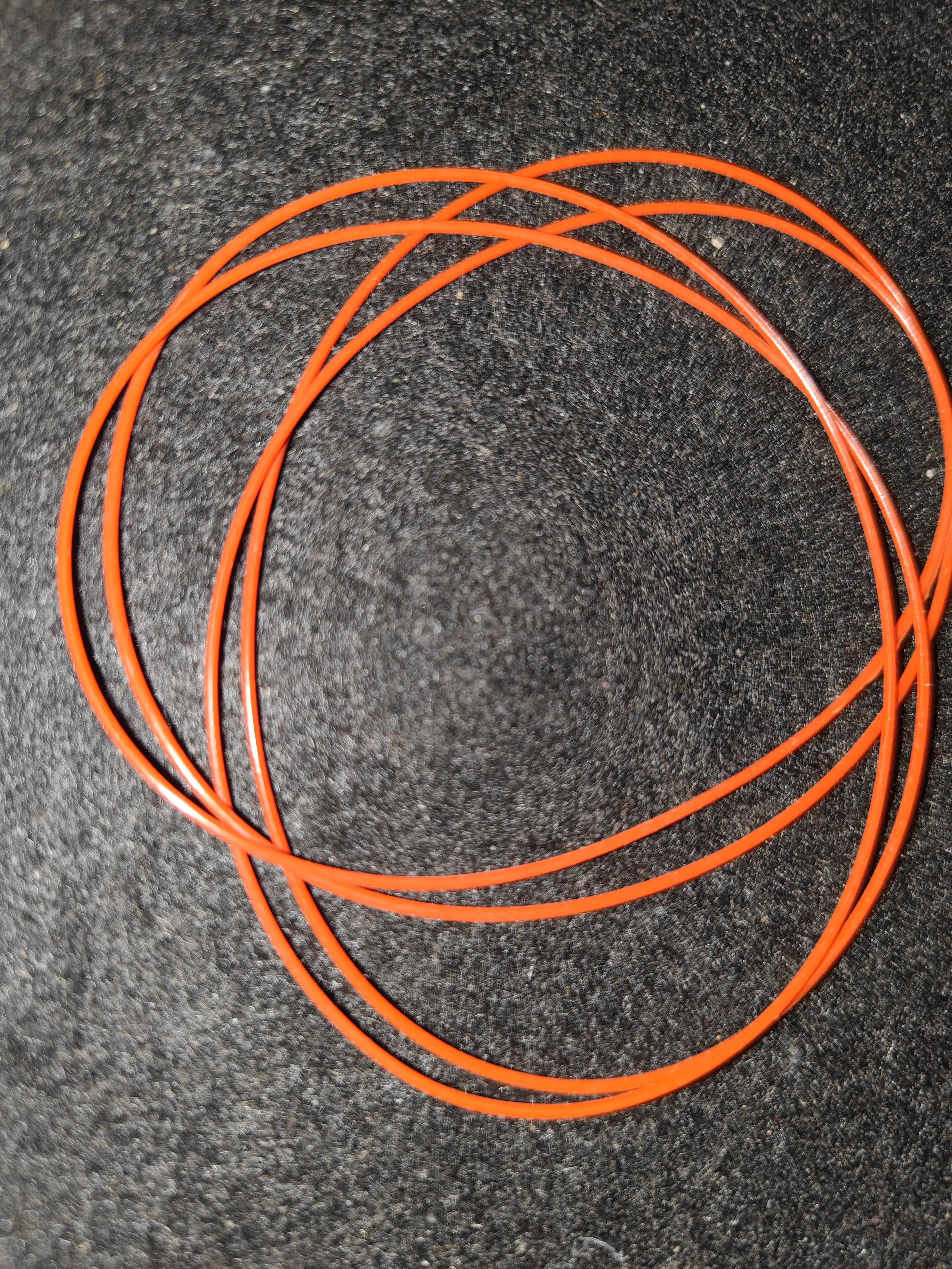 Vinyl phonograph drive, belt 1MM