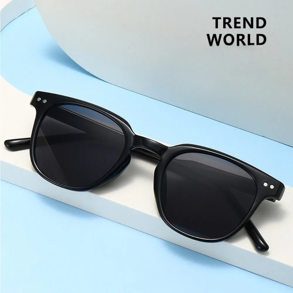 Advanced Sense of Personality Retro Myopia Sunglasses Outdoor Activities Sun Protection Decorative Glasses 0 To -4.0