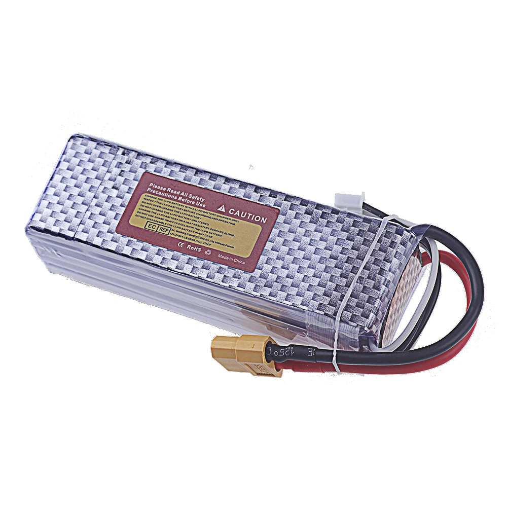 Batterie Lipo 14.8V 4S 2800mAh 60C, pour hélicoptère RC FPV, quadrirotor, importateur de course, pièces de voitures et bateaux, prise T/count60