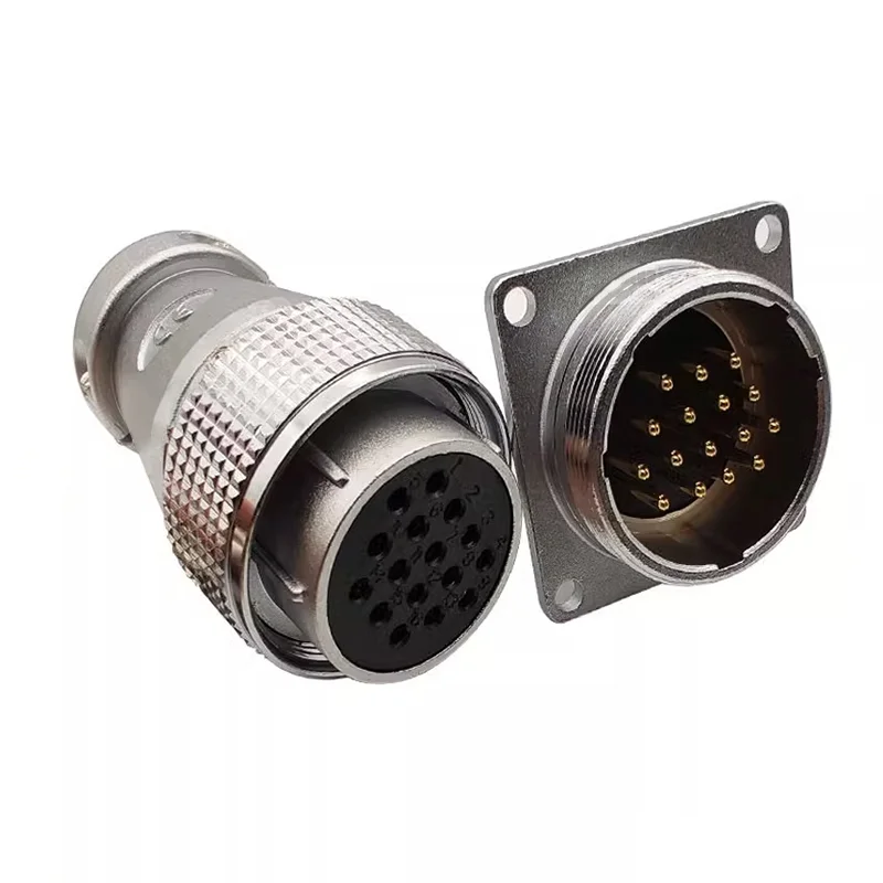 PLS28 P28-2/3/4/5/7/8/10/12/16/17/20/24/26 Pin Aviation Connector Plug WS28 Male Female Plug Socket Connector