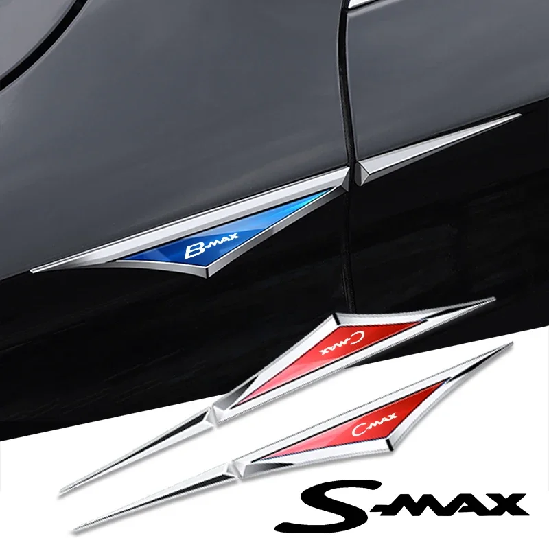 

Автомобильные 3d наклейки из сплава, 2 шт., аксессуары для ford s-max c-max b-max