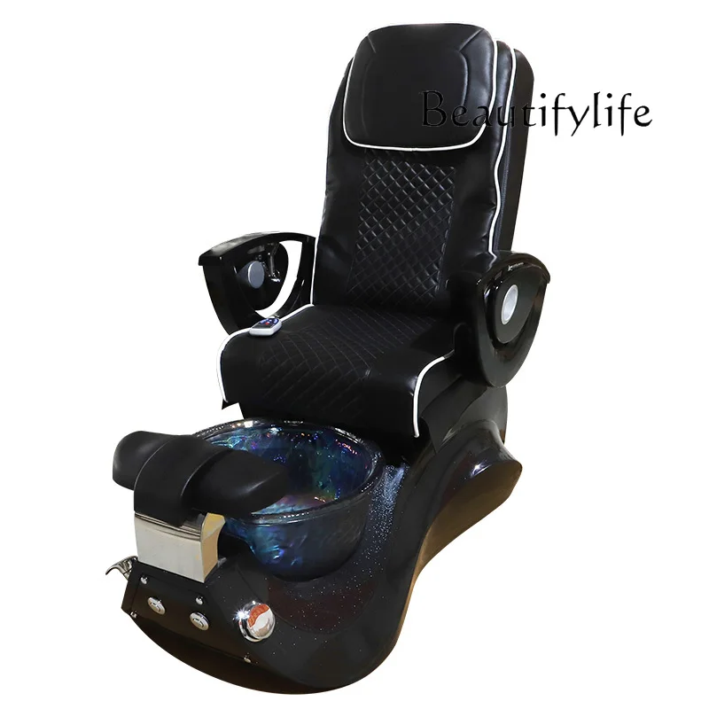 Electric Foot Massage Chair Nail Salon Beauty Eyelash Chair Manicure Foot Washing Recliner