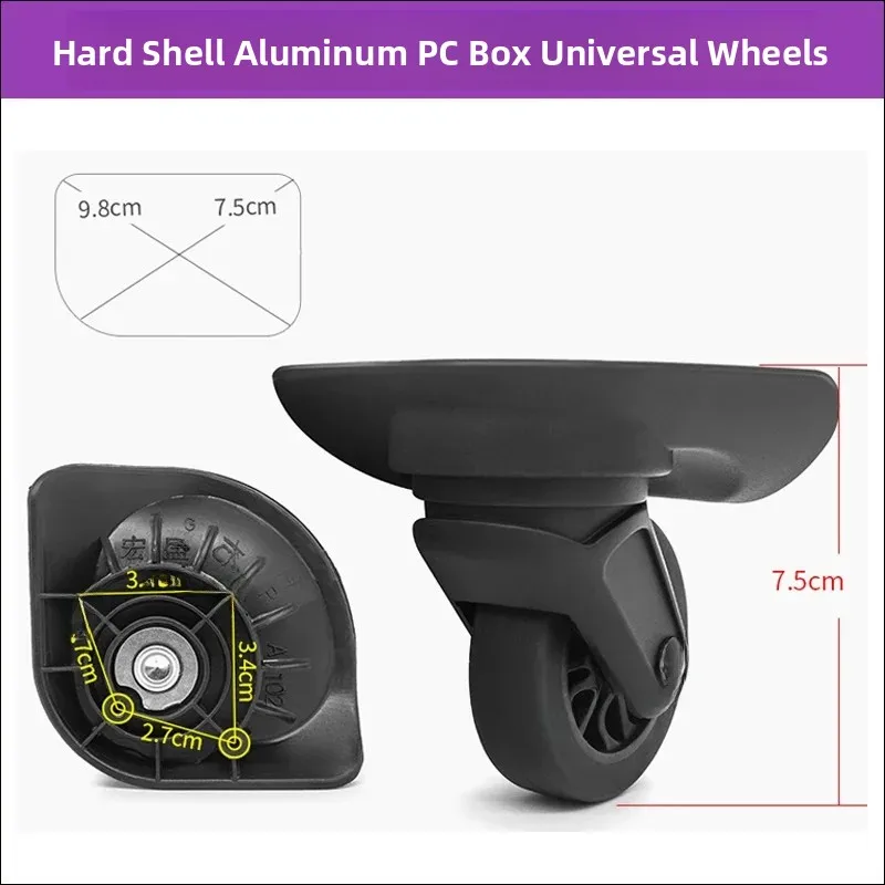 Meilv AX9 Luggage Suitcase with Universal Wheels Travel Carry-On Bag Rolling Suitcase Leather Wheels 190 Summer 2024
