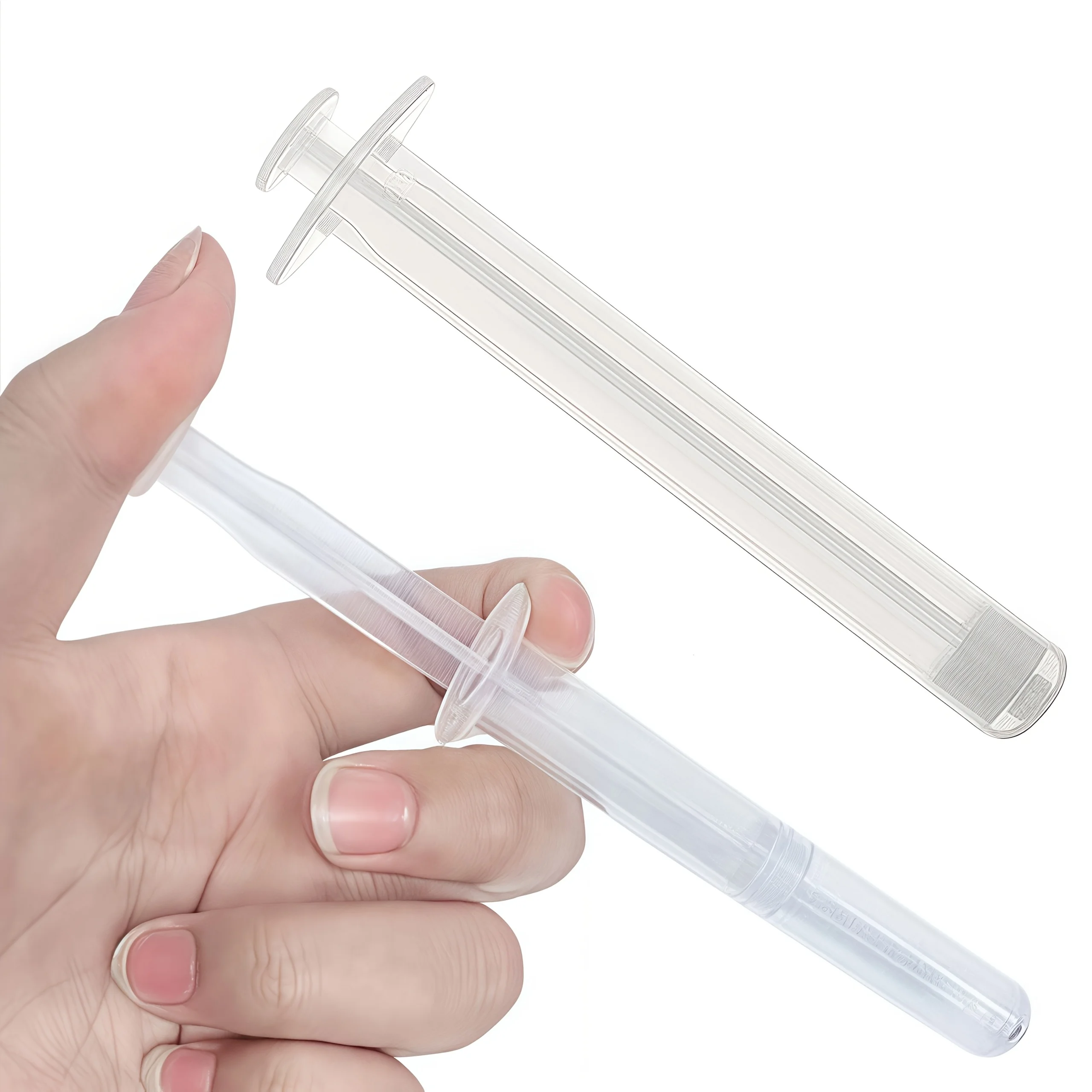 1/5 pieces 5ml/5g gel syringe, suitable for applying lotion, face cream, lubricant, etc.