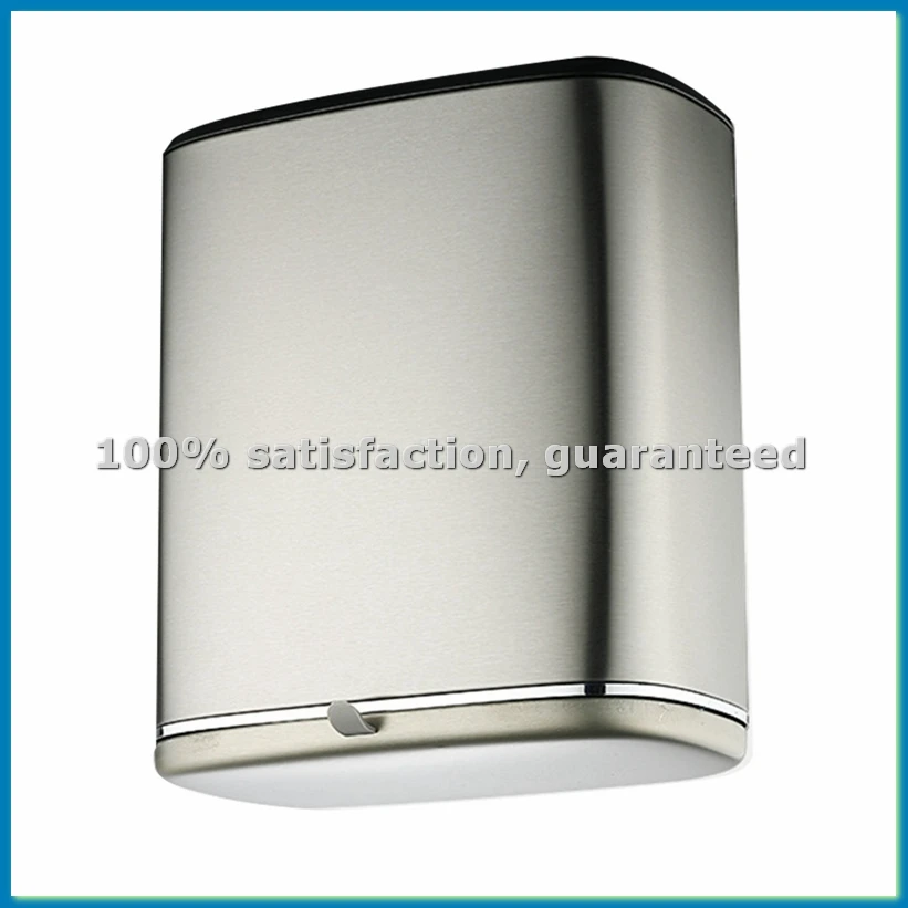 8L Hanging Trash Can for Kitchen Cabinet Door with Lid Garbage Can Wall Counter Waste Compost Bin Light Gray-A10G