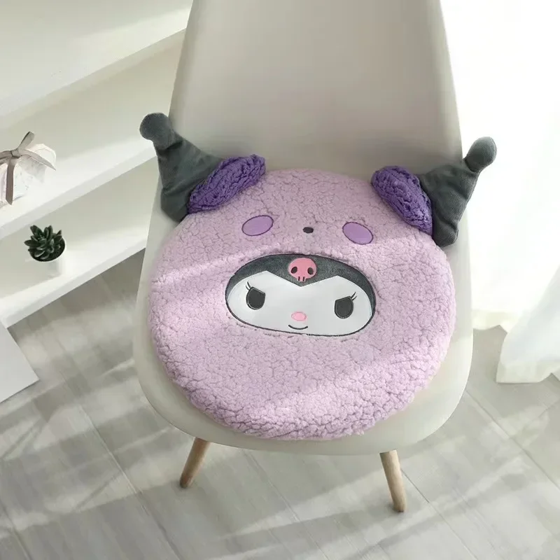 MINISO Cinnamoroll Anime Kuromi MINISO Home Cotton Seat Cushion Cute Hello Kitty Kawaii Chair Mat Gifts Lovely Toys for Kids