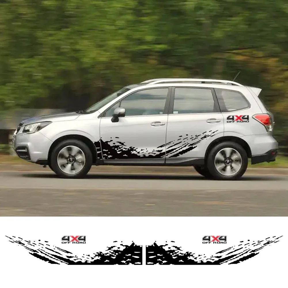 

Car Stickers For Subaru Forester SH SJ SG SK SF SG5 SF5 2013 ~ 2019 4x4 Off Road Splash Graphics Vinyl Decals Auto Accessories