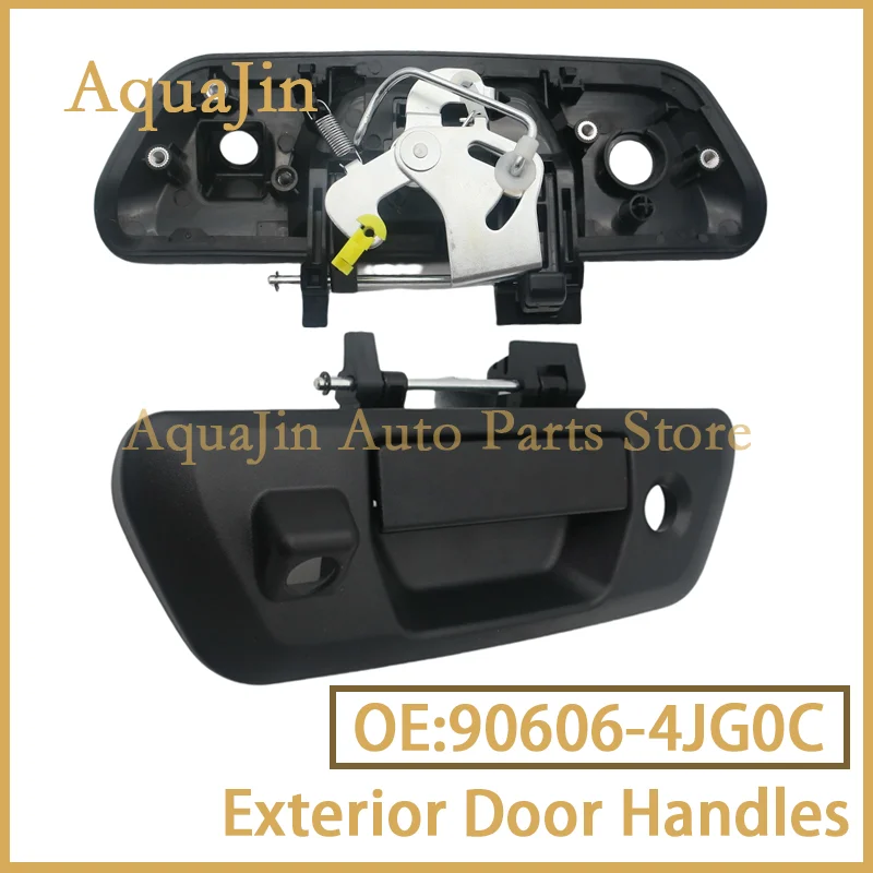 

90606-4JG0C Rear Tailgate Handle Camera Key Hole For Nissan Navara D23 NP300 2015~2021 2016 2017 2018 2019 2020 Auto 906064JG0C