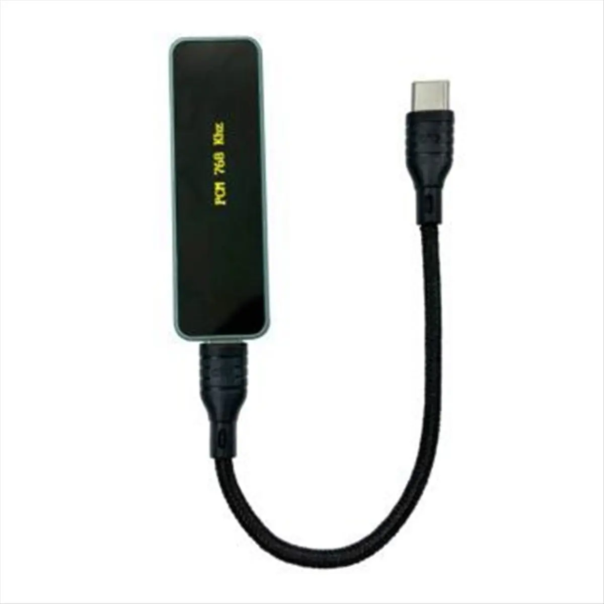 (A32M) KS01 OLED Display XMOS+ES9038Q2M Decoding Decoder Headphone Amplifier with USB Cable