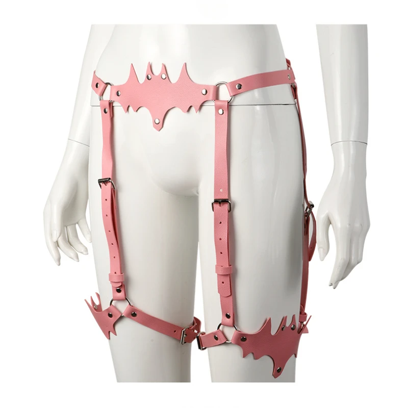 ملزمة حزام المثيرة مجموعات اللعب قابل للتعديل الساق الأشرطة لعبة للأزواج BDSM أحزمة الوردي مشد ربط حزام لعبة الجنس لعبة الكبار 18 + #1