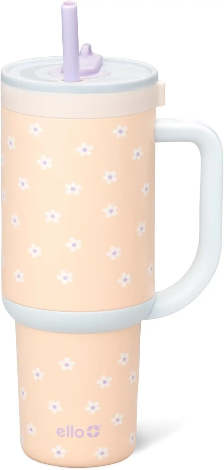 

Oasis 30 oz Tumbler with Handle & Retracting Straw | Reusable Insulated Stainless Steel Cup 100% Leakproof, Gifts for Teens