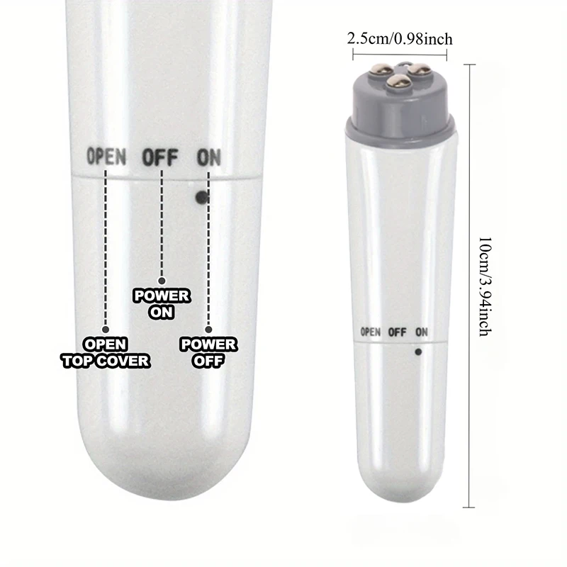 Mini masajeador de ojos eléctrico portátil 4 en 1, dispositivo de masaje Facial, pluma Facial, gran elevación de vibración, palo de masaje Facial