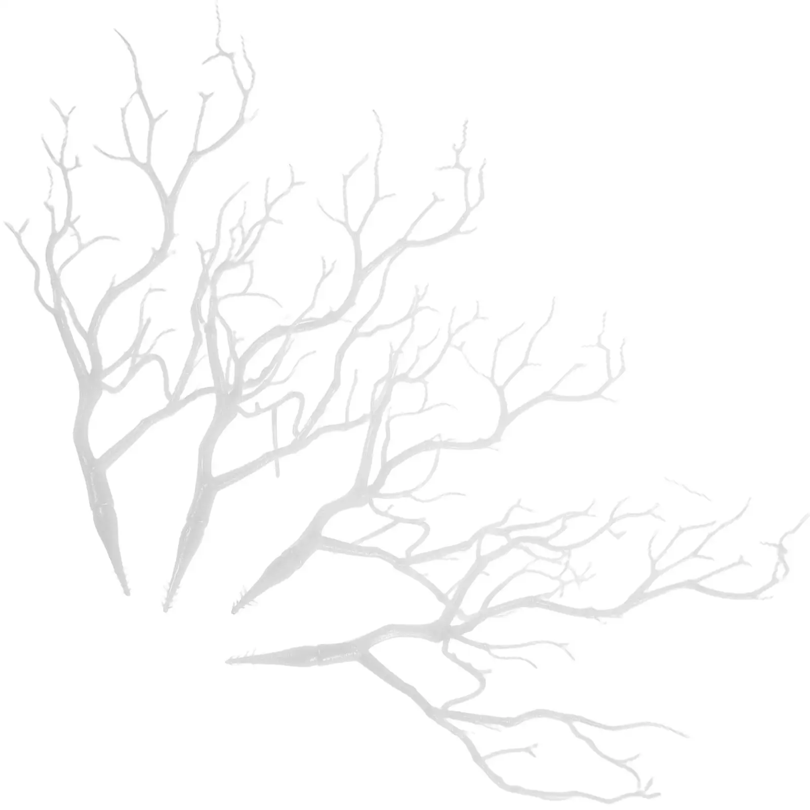 4 قطع فرع زينة عيد الميلاد فروع قرن الوعل الاصطناعية ديكورات طاولة المنزل الجافة طفل صغير #6