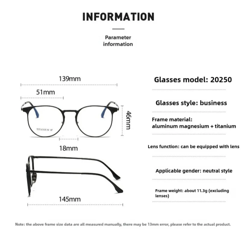 CLLOIO New Business Aluminum Magnesium Anti Blue Light Glasses Prescription Myopia Glasses For Men Retro Photochromic Eyeglasses - Image 5