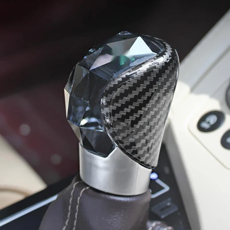 Crystal Gear Shift Knob Suitable for Lexus 15-17 ES 15-20 NX 15-22 RX 15-21 IS 16-17 GS RC Crystal Shift Rotating Gear