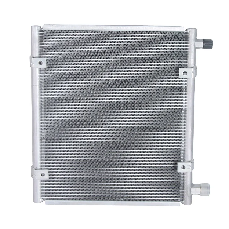 Premium LEBON brand ex-factory price excavator condenser 161 155 N52 hydraulic oil cooler radiator evaporator 6 months warranty