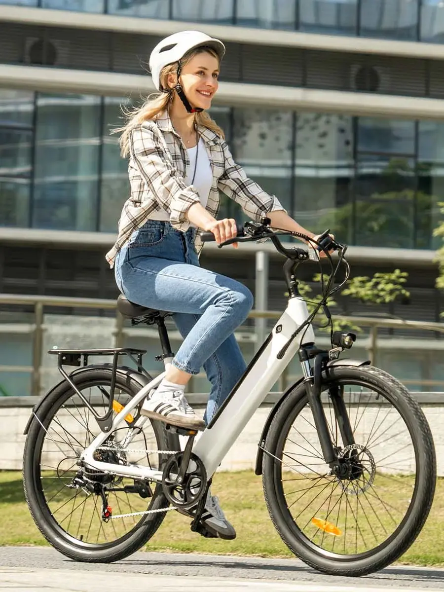 AliExpress URLIFE E26 Adult E-bike 250W Motor Electric Bicycle 36V 13Ah battery Electric Bike 26-Inch Tire Women City Commute E-bike